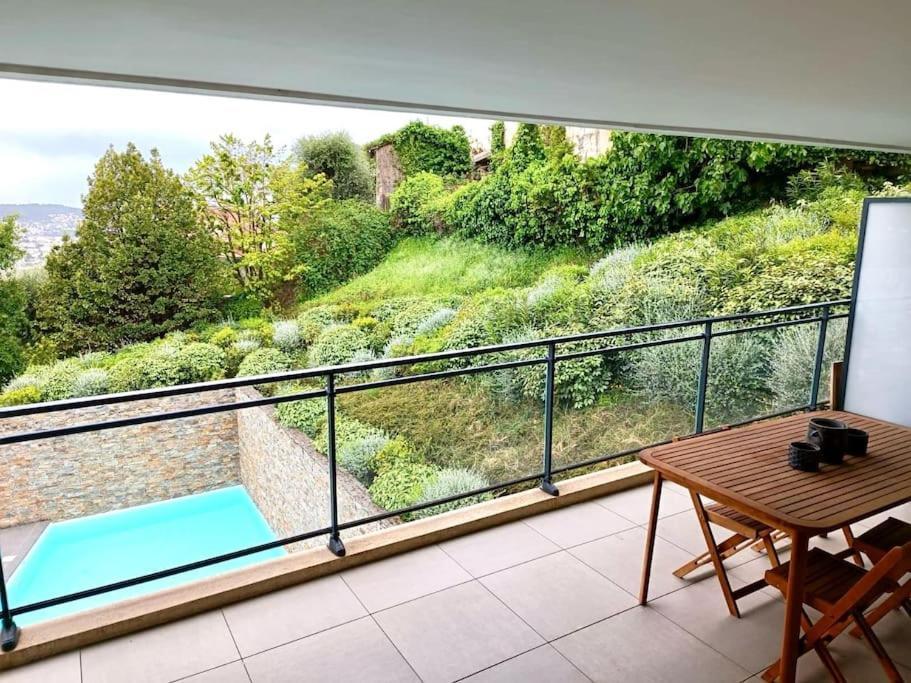 Pessicart - T2 Avec Terrasse - Residence Avec Piscine Nice Exterior foto